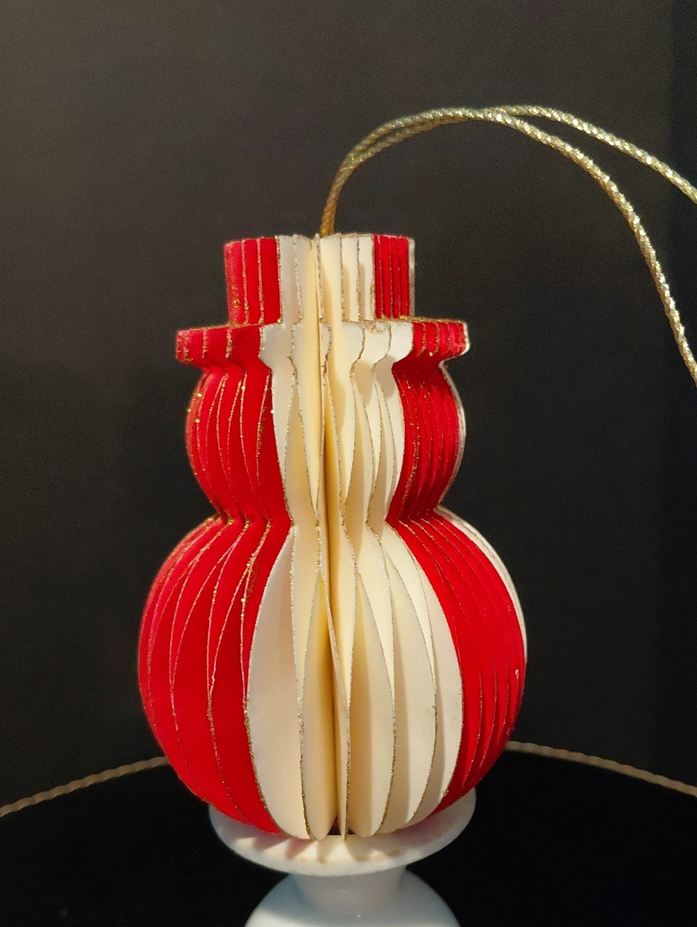 CREATIVE CO-OP HONEY COMB ORNAMENT